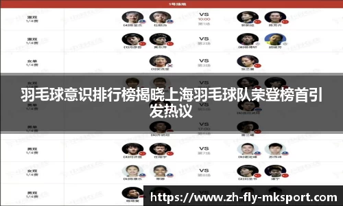 羽毛球意识排行榜揭晓上海羽毛球队荣登榜首引发热议